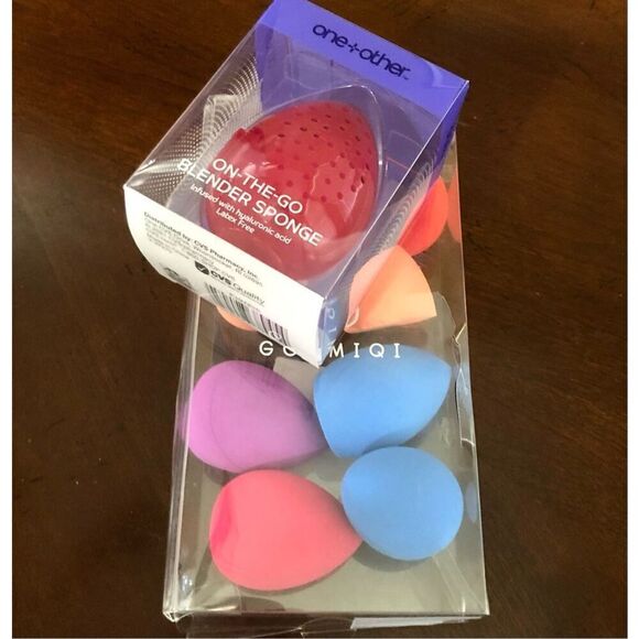 ONE + OTHER & GOUMIQI - NWTIB Bundle of Cosmetic Blender Sponges. 9 Total. - Picture 1 of 13